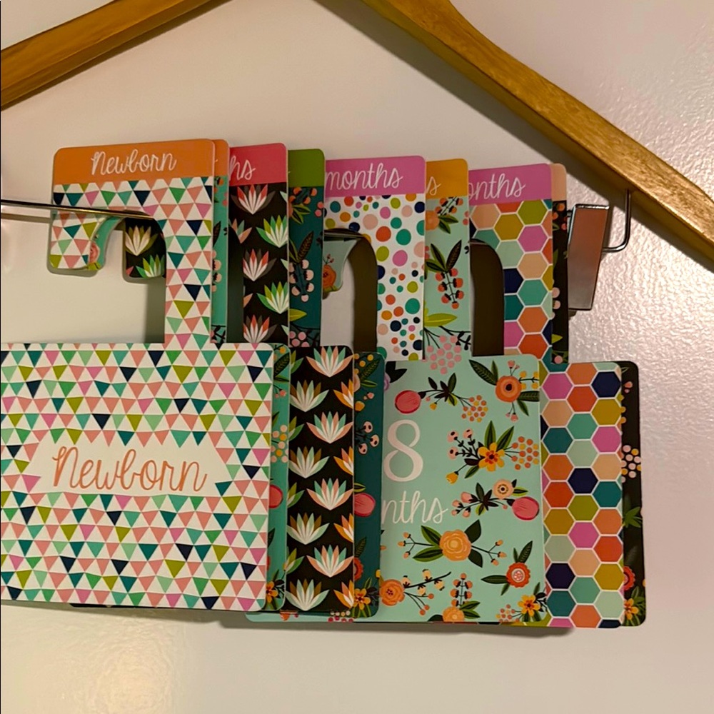 Colorful Baby Closet Dividers